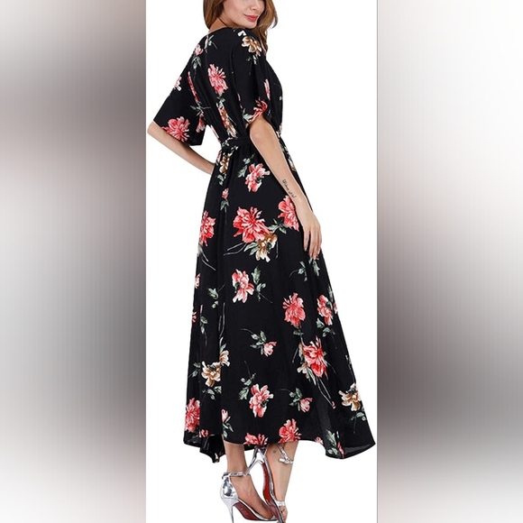 Floral Maxi Boho Dress - Picture 2 of 8